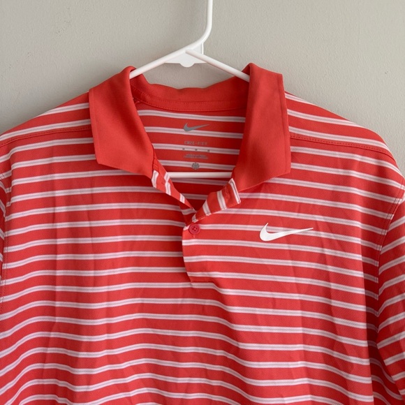 Nike men’s striped golf polo shirt - Picture 3 of 5